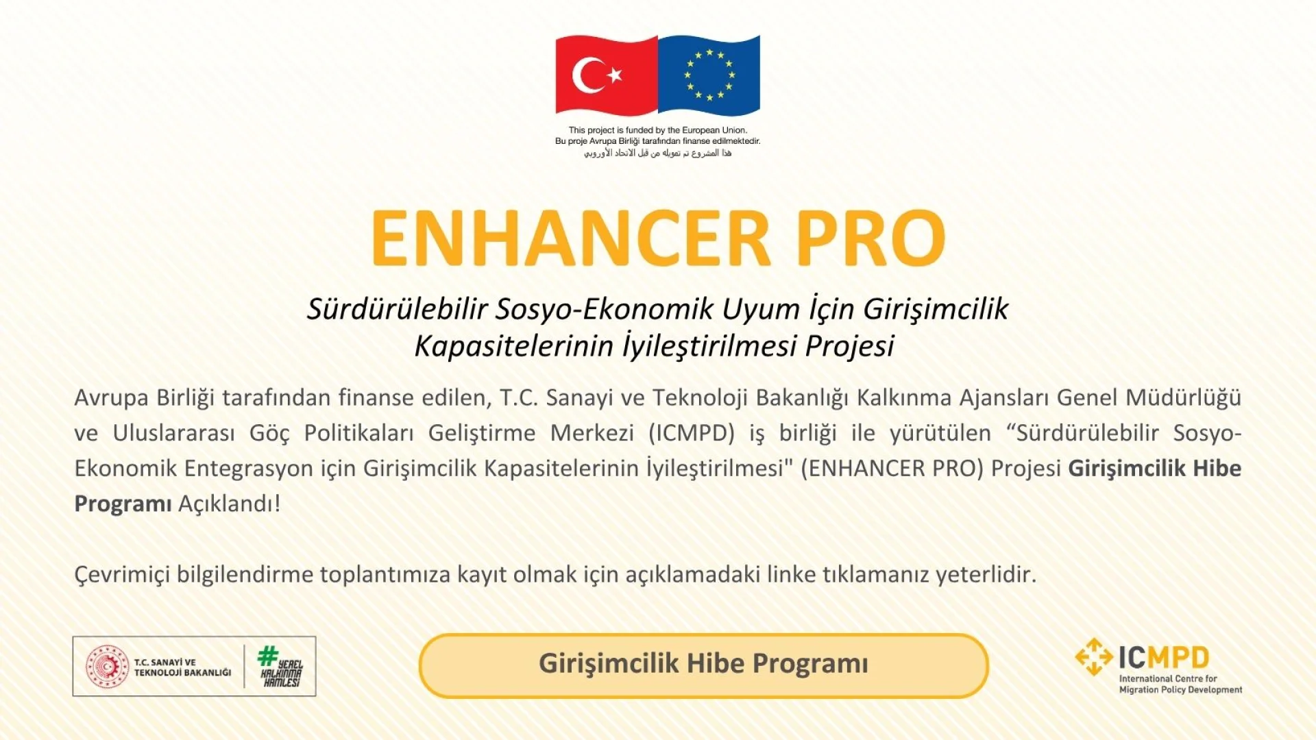 Girişimcilik Hibe Programı Açıklandı!